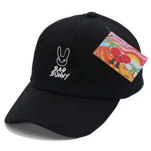 Bad Bunny baseball cap Embroidered Cotton Adjustable